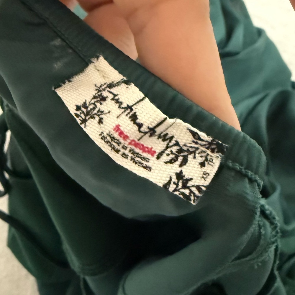 Free People Intimately City Cool Midi Slip In Evergreen Size Extra Small - Picture 7 of 11